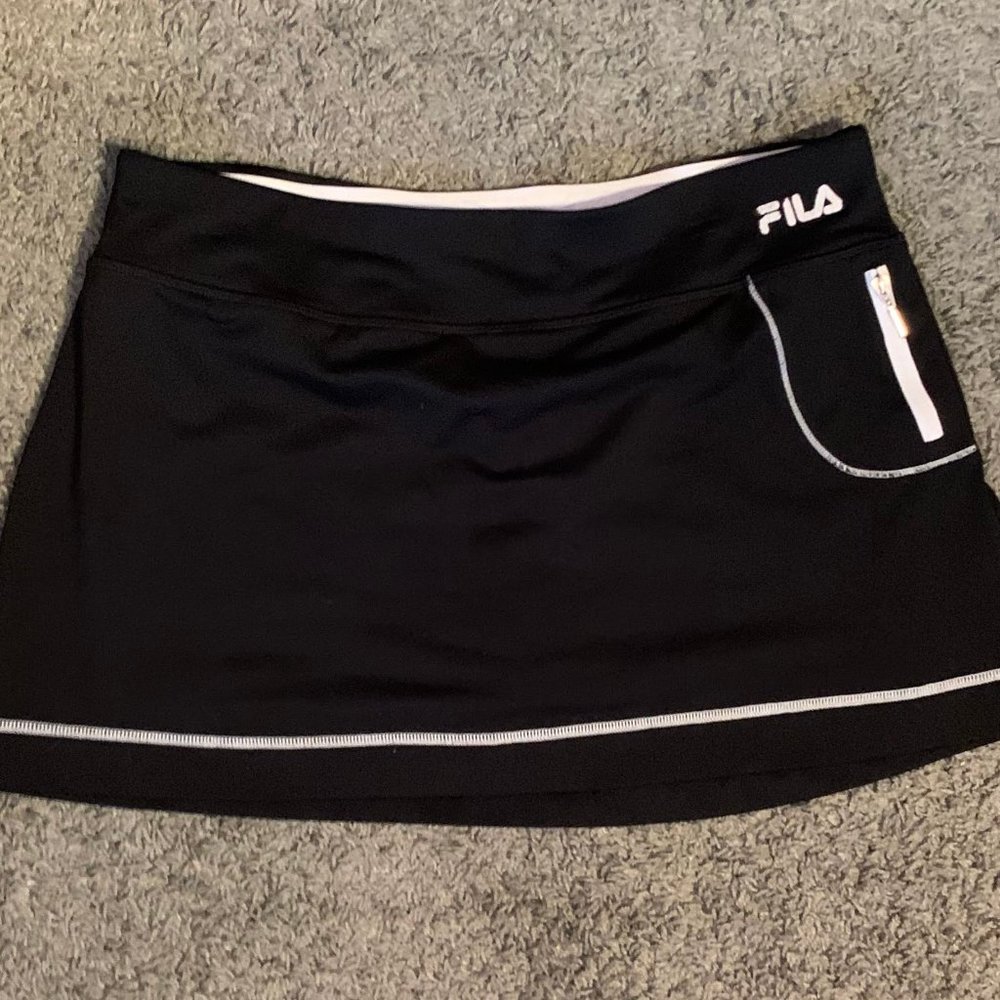 Black Fila Skort